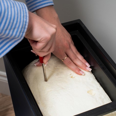 creating holes in the ploystyrene